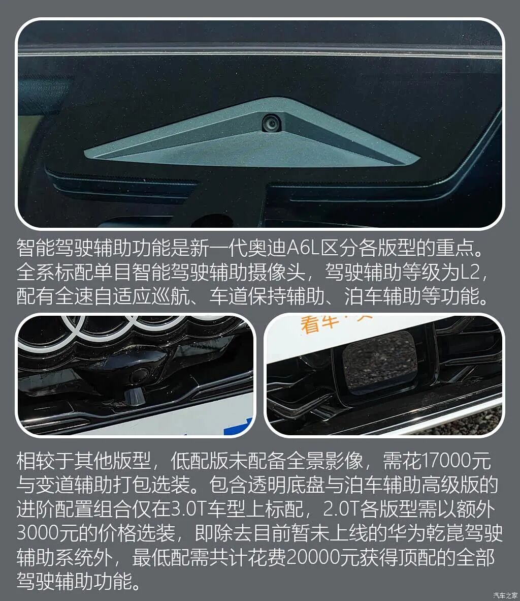 双外观,副驾屏,全新A6L买低配就够用?