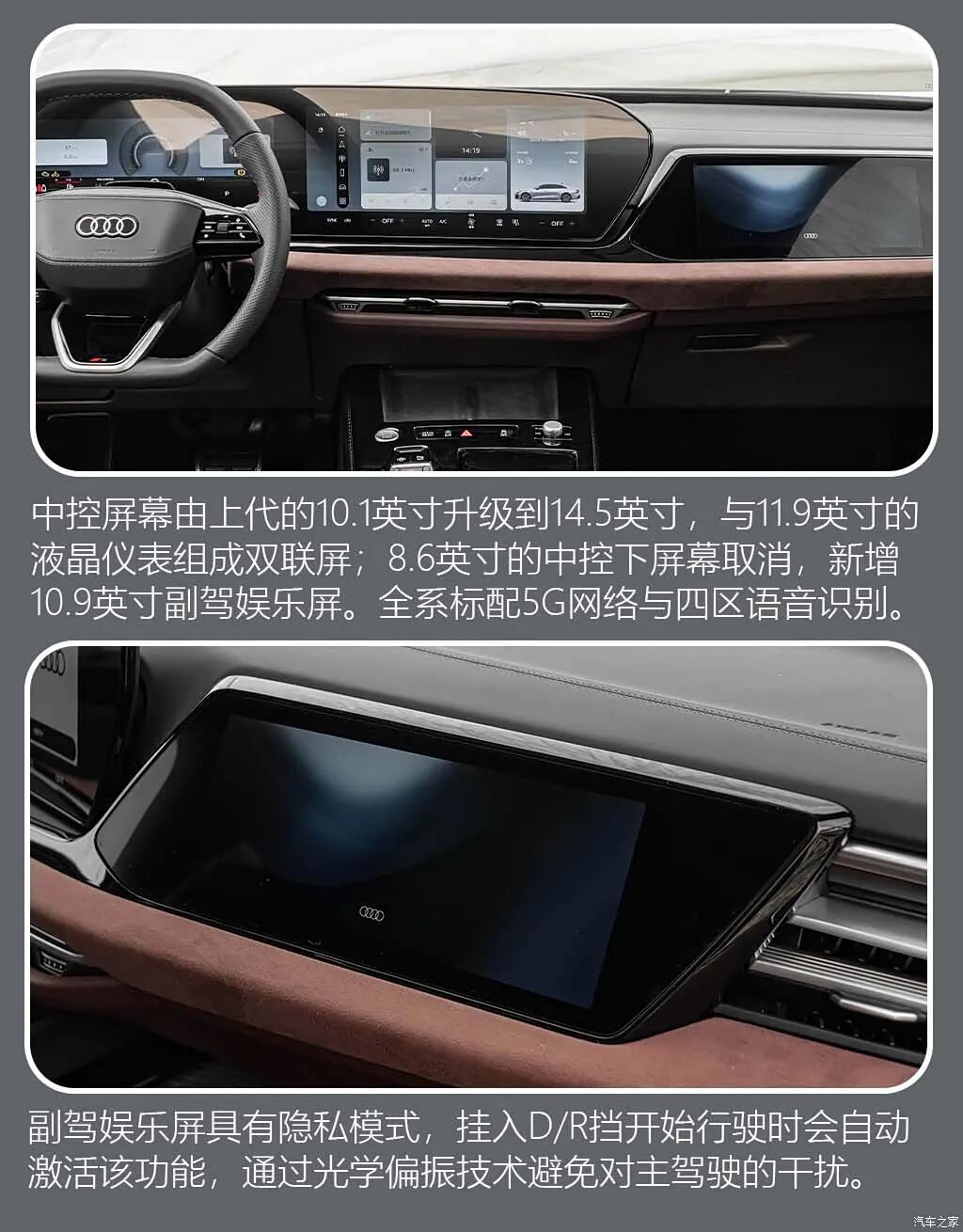 双外观,副驾屏,全新A6L买低配就够用?